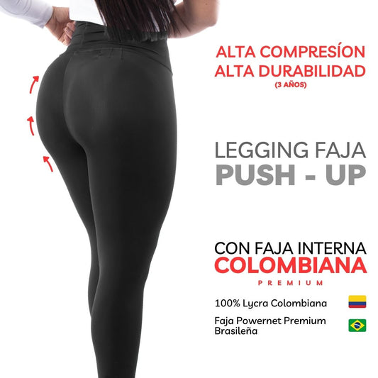 CALZA LEGGINS FAJA PUSH UP